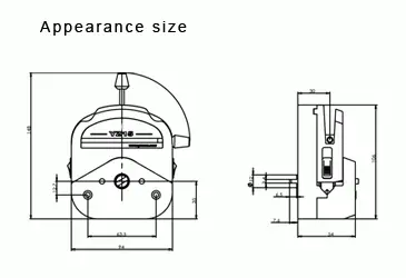 Yz15 Serials Peristaltic Pump Head