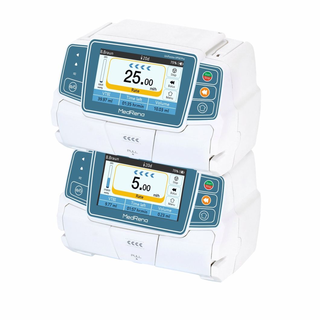 Micro Intravenous Multi-Parameter Ambulance Single Channel Touch Screen Infusion Pump