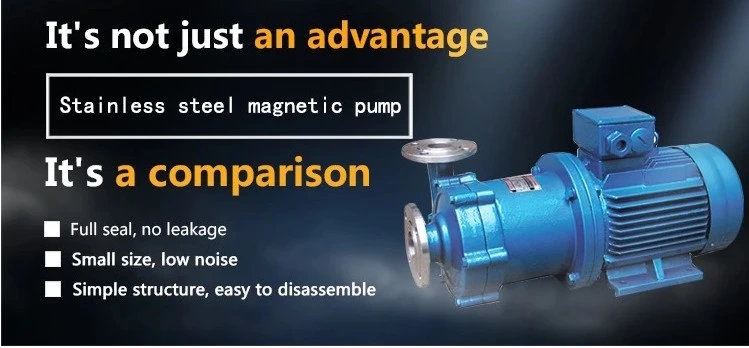 CQ Stainless Steel Magnetic Pump Boiler Circulating Chemical Engineering Plastic Chemical Pump
