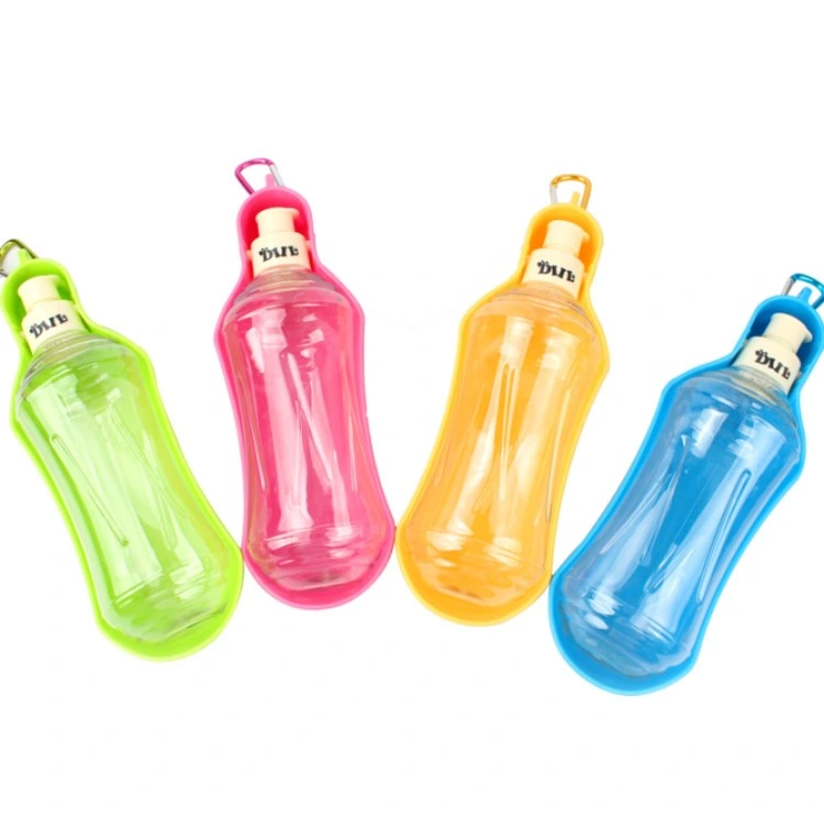 Portable Foladbale Plastic Pet Drinking Water Bottle for Dogs