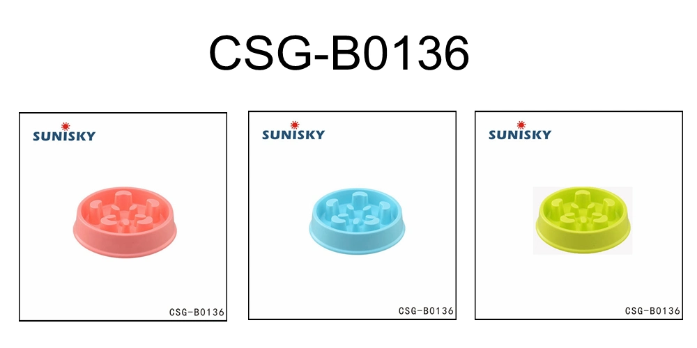 Csg-B0796 Plastic Dog Water Bowls Pet Feeders