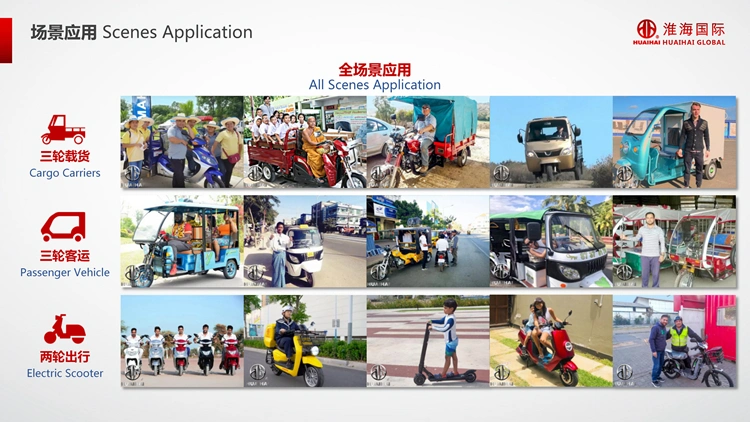 3 Wheel Electric Tricycle with Fully Enclosed Box 60V1500W Motor