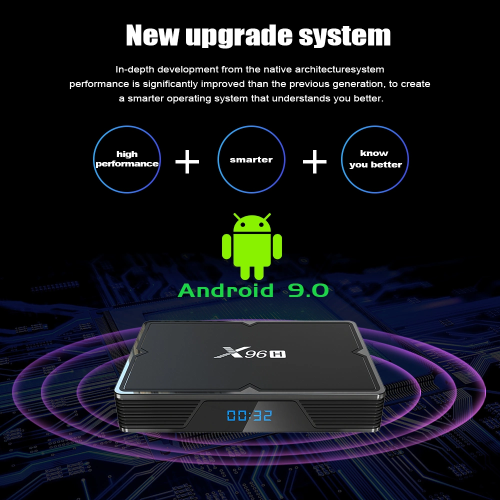 Android TV Box 9.0 Amlogic S905W TV Box X96h WiFi 2.4GHz Smart TV Box