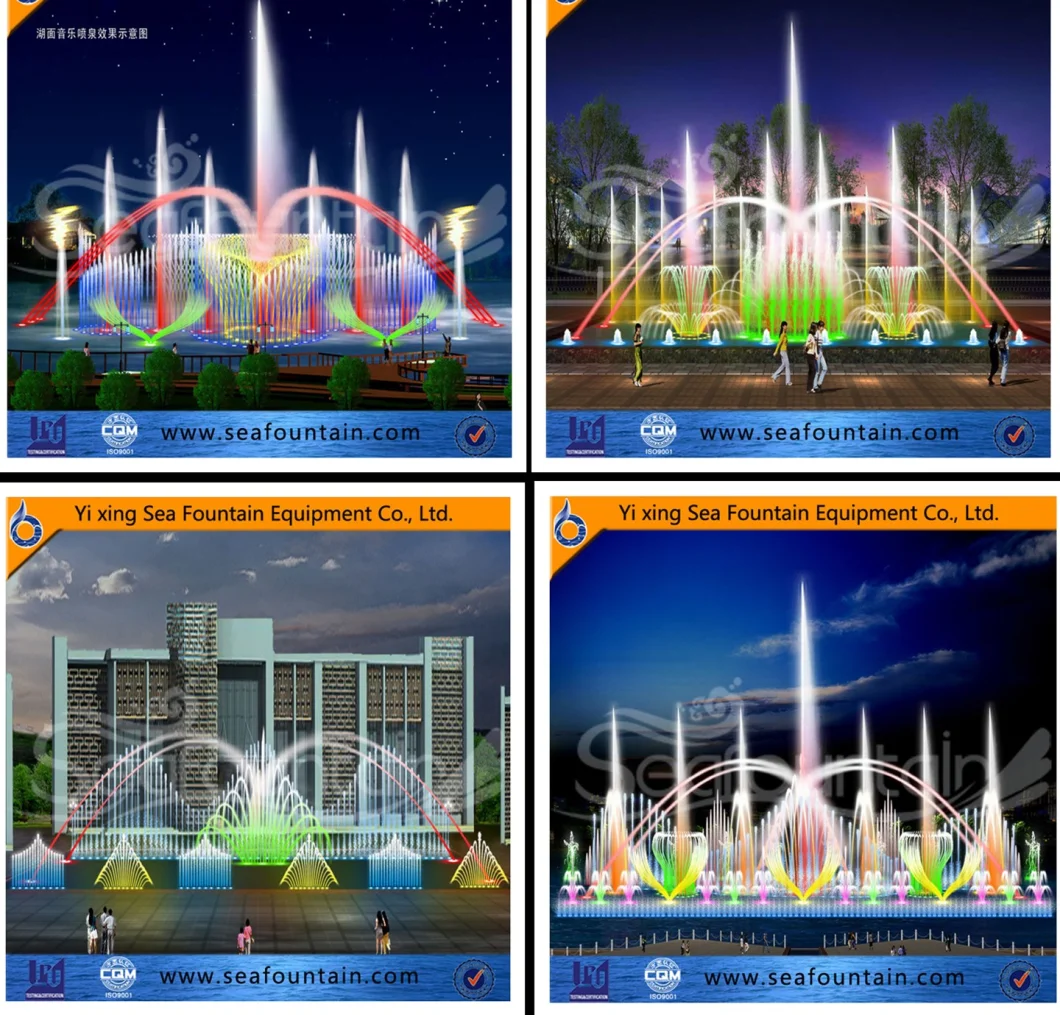 Fountain Design and Construction spiral Shape Floating Water Fountain