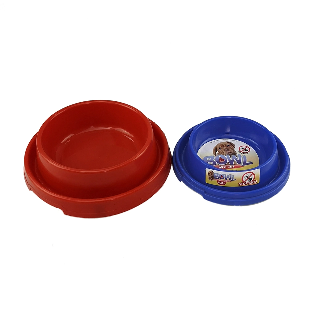 PP Ant Free Dog Bowl Anti-Ant Water Food Feeder for Cat Dog Pet