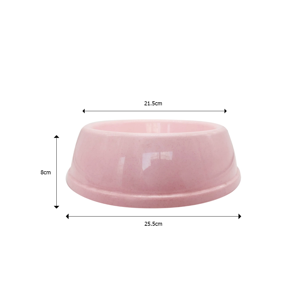 Pet Products Factory Feeder Eating Pet Dog Cat Food Plastic Candy Color Bowl for China
