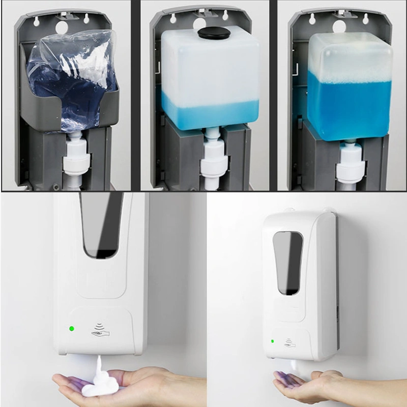 OEM 1000ml Plastic Automatic Touchless Liquid Automatic Soap Dispenser Auto Soup Dispenser&Sanitizer Hand Gel Automatic Dispenser&Wall Mounted Soap Dispensers