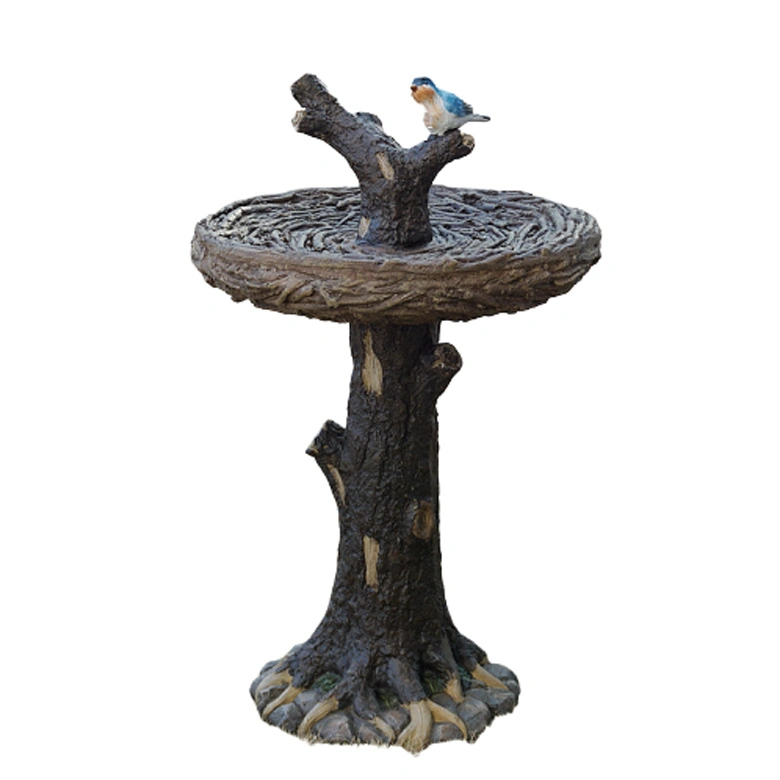 Wholesale Outdoor Resin Garden Bird Water Feeders Bird Bath