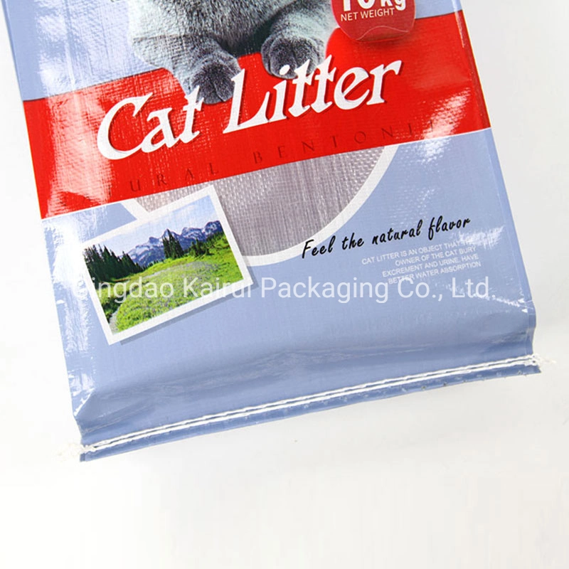 10kg Cat Litter Natural Plastic Bag for Cat Food Packaging