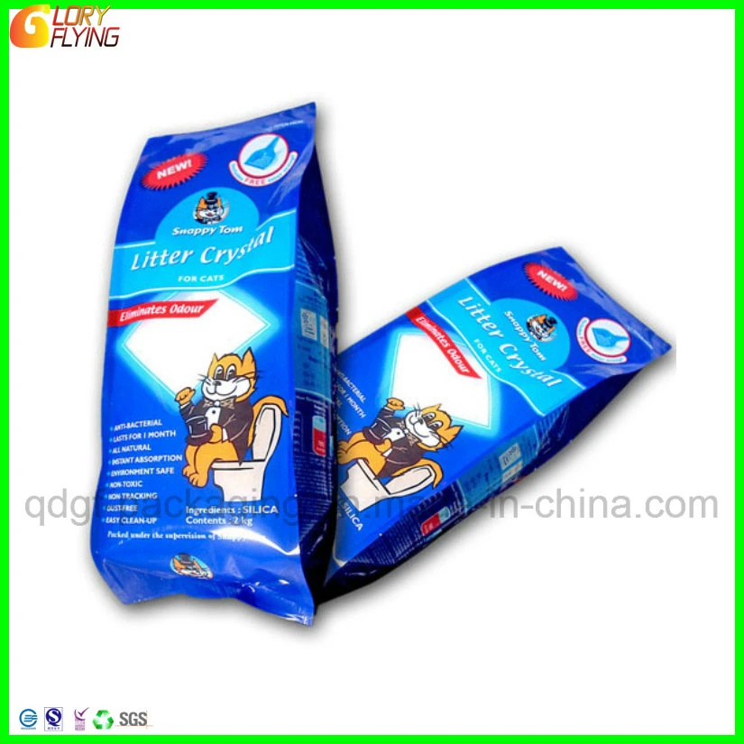 Plastic Bag for Packing 15lbs Cat Litter with Handle on The Top