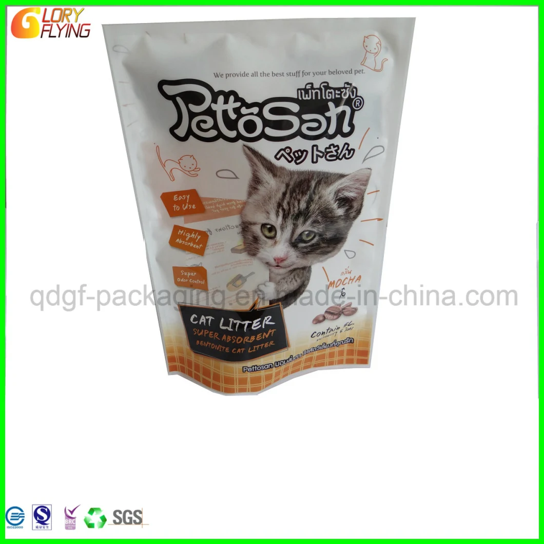 Stand up Packaging Bag for 1.8kg Cat Litter Packing/Pet Food Bag
