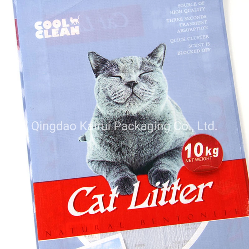 10kg Cat Litter Natural Plastic Bag for Cat Food Packaging