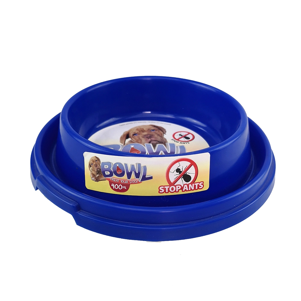 PP Ant Free Dog Bowl Anti-Ant Water Food Feeder for Cat Dog Pet
