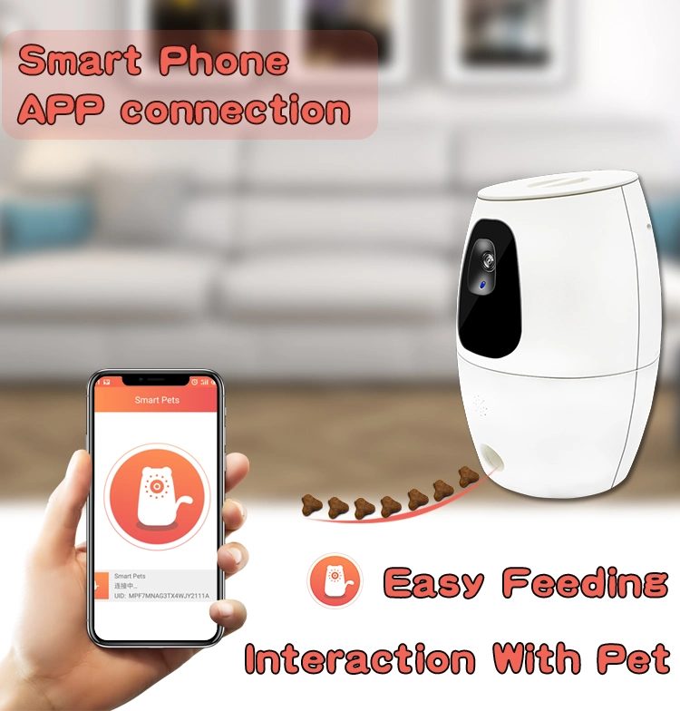 Automatic Feeding for Dogs and Cats Smart Pet Feeder with Camera