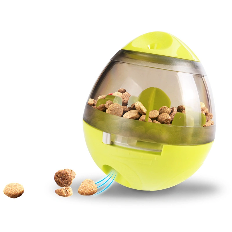 Pet Cat Dog Food Treat Automatic Food Feeder Dispenser Chew Tumbler Toy