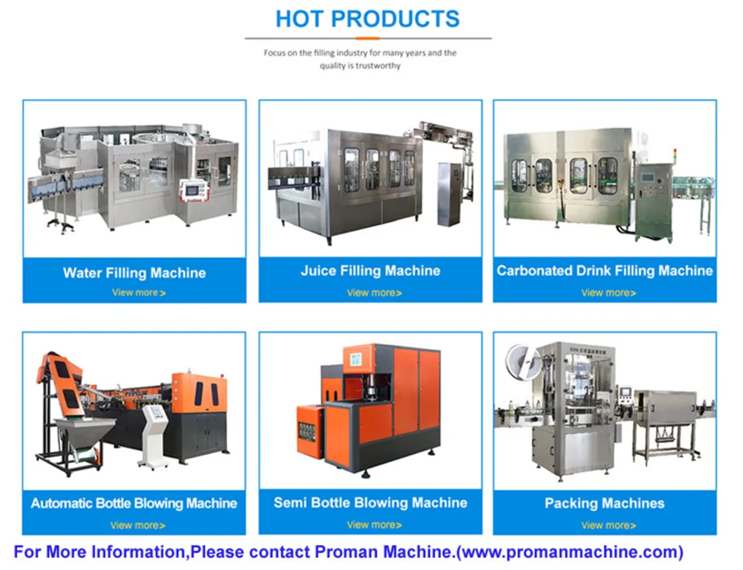 Full Automatic Pet Drinking Plastic or Glass Bottles Filling Capping and Labeling Machines for Bottles