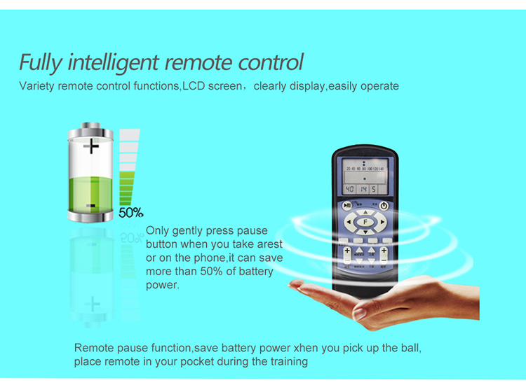 High Quality Intelligent Volleyball Training Machine Smart Remote Control Multi Function Feeder