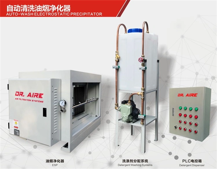 Stainless Steel Electrostatic Precipitator with Auto-Cleaning System for Air Pollution Control