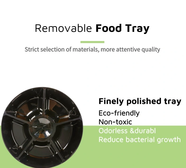 5-Meal Food Timed Intelligent Automatic Pet Feeder for Cats and Dogs Automatic Animal Feeder