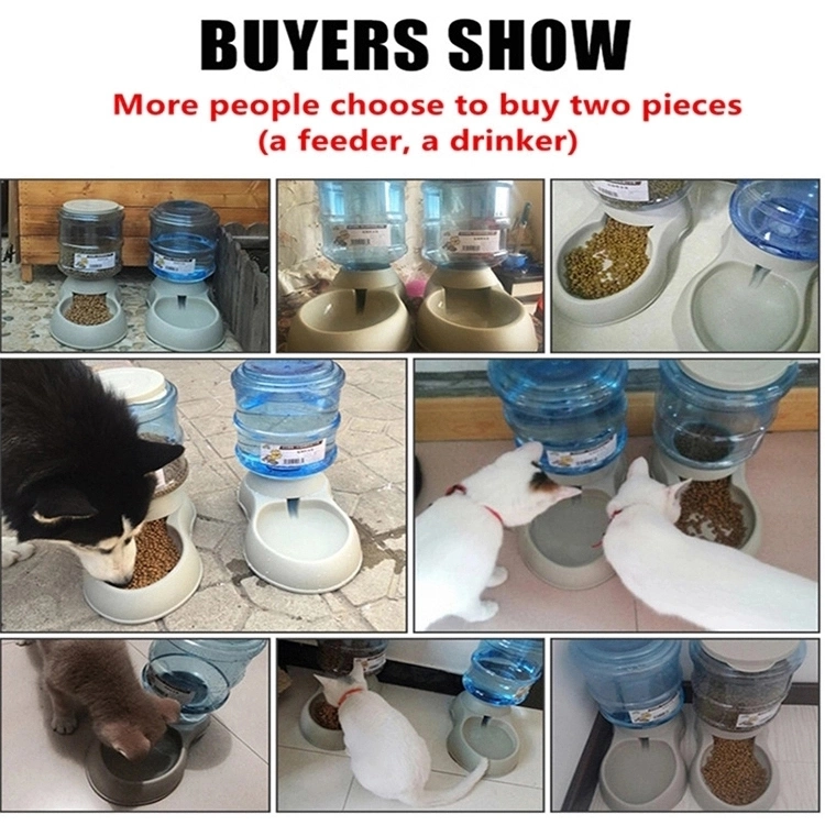Eco-Friendly Gravity Cat Automatic Pet Water Dog Food Feeder