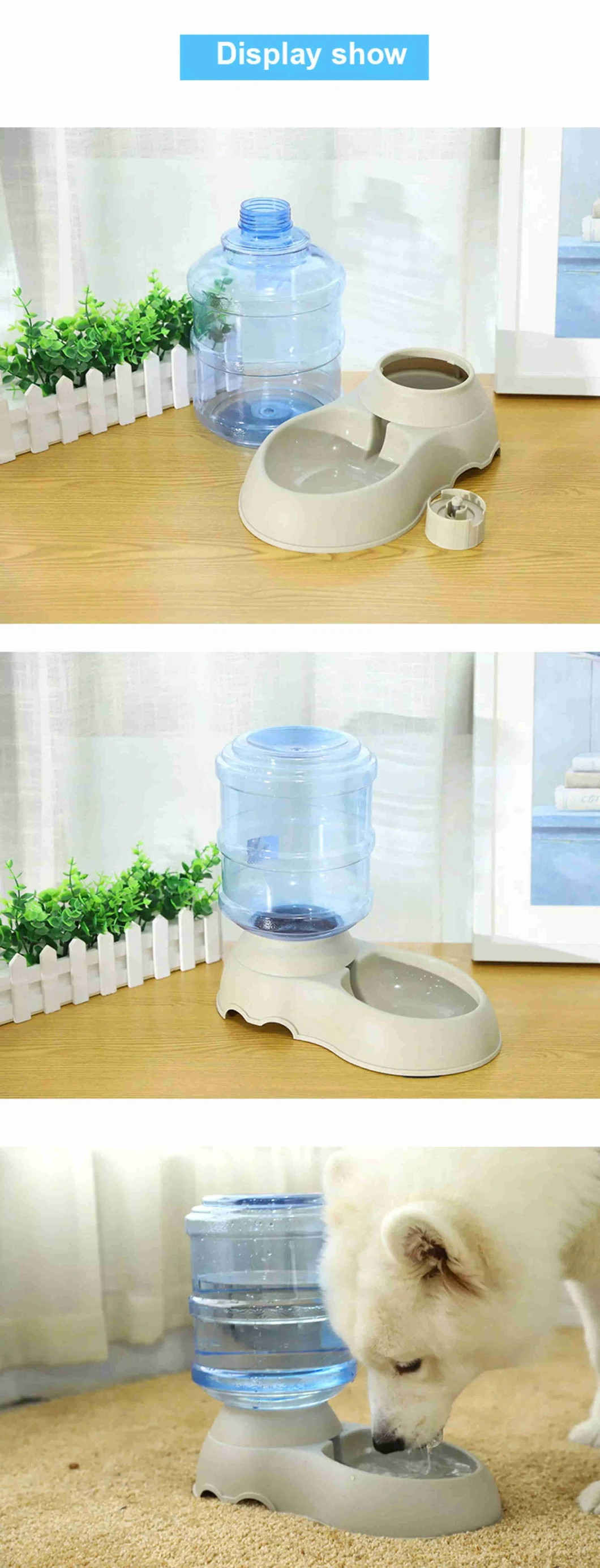 Eco-Friendly Gravity Cat Automatic Pet Water Dog Food Feeder