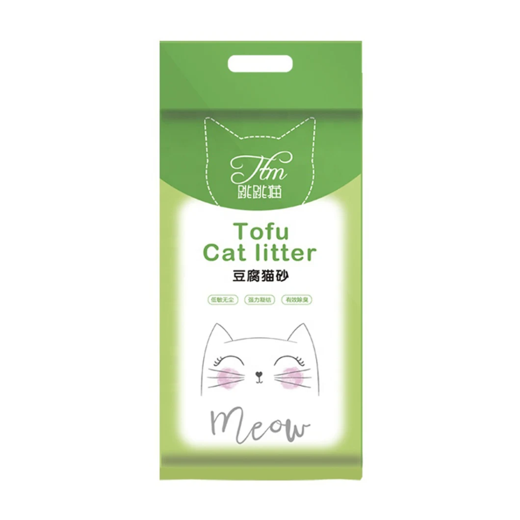 Custom Hotselling Gusset Litter Bag Compostable Bag Recyclable Cat Poop Litter Bag 2kg 5kg 10kg Per Bag