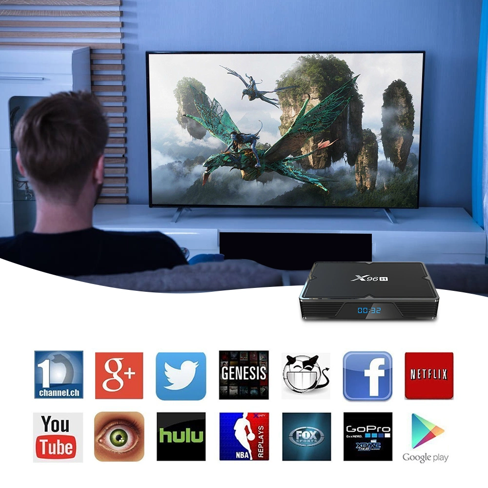 Android TV Box 9.0 Amlogic S905W TV Box X96h WiFi 2.4GHz Smart TV Box
