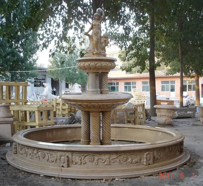 Garden Ball Fountain Stone Marble Granite Water Fountain Sculpture