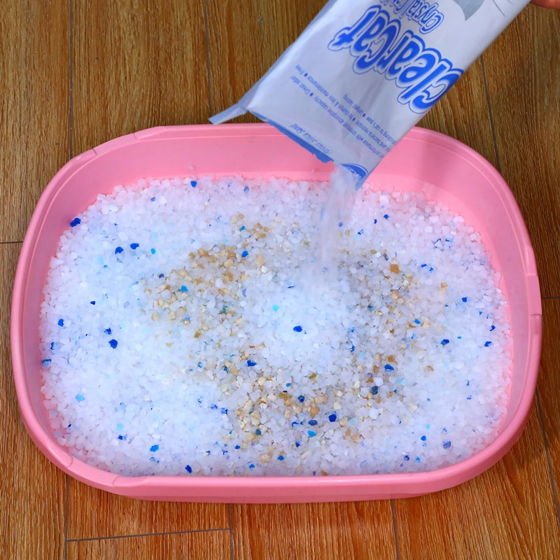 Color Silicone Gel Cat Litter Crystal/Silica Crystal Cat Litter