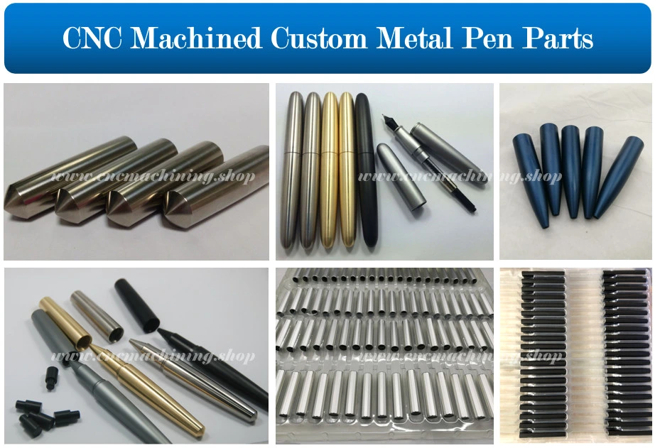 Shenzhen Custom Metal Precision Machining CNC Automatic Lathe Turning Brass Aluminum Titanium Fountain Pens