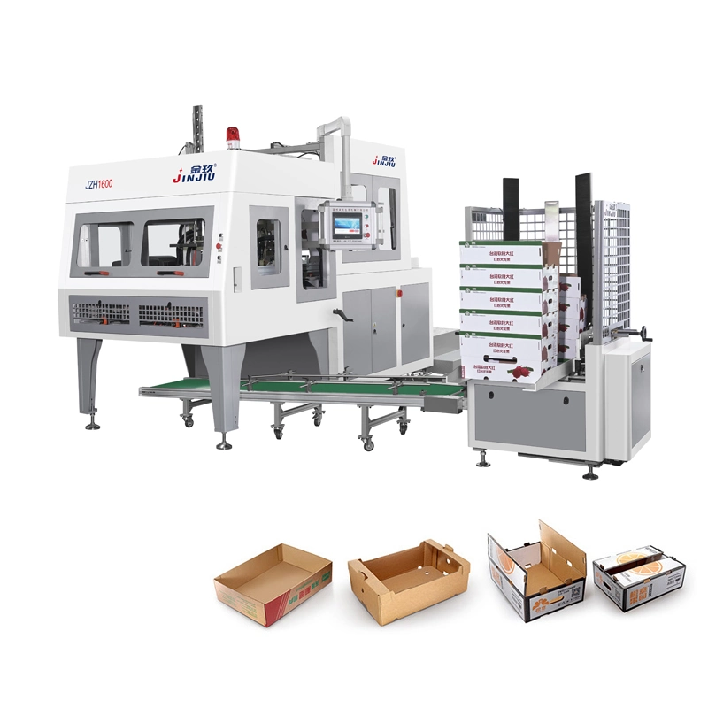 Automatic Box Carton Folding Gluing Packing Machine Food Box