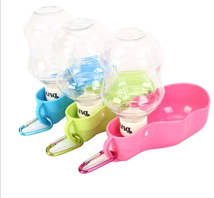 Portable Foladbale Plastic Pet Drinking Water Bottle for Dogs