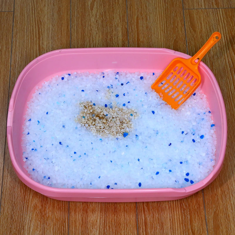 Wholesale Pet Cleaning Blue Silica Gel Cat Litter 3.8L Cat Sand Crystal Cat Litter