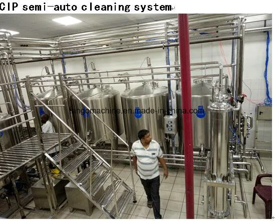 Auto Semi-Auto CIP Cleaning System Machine for Milk Beverage