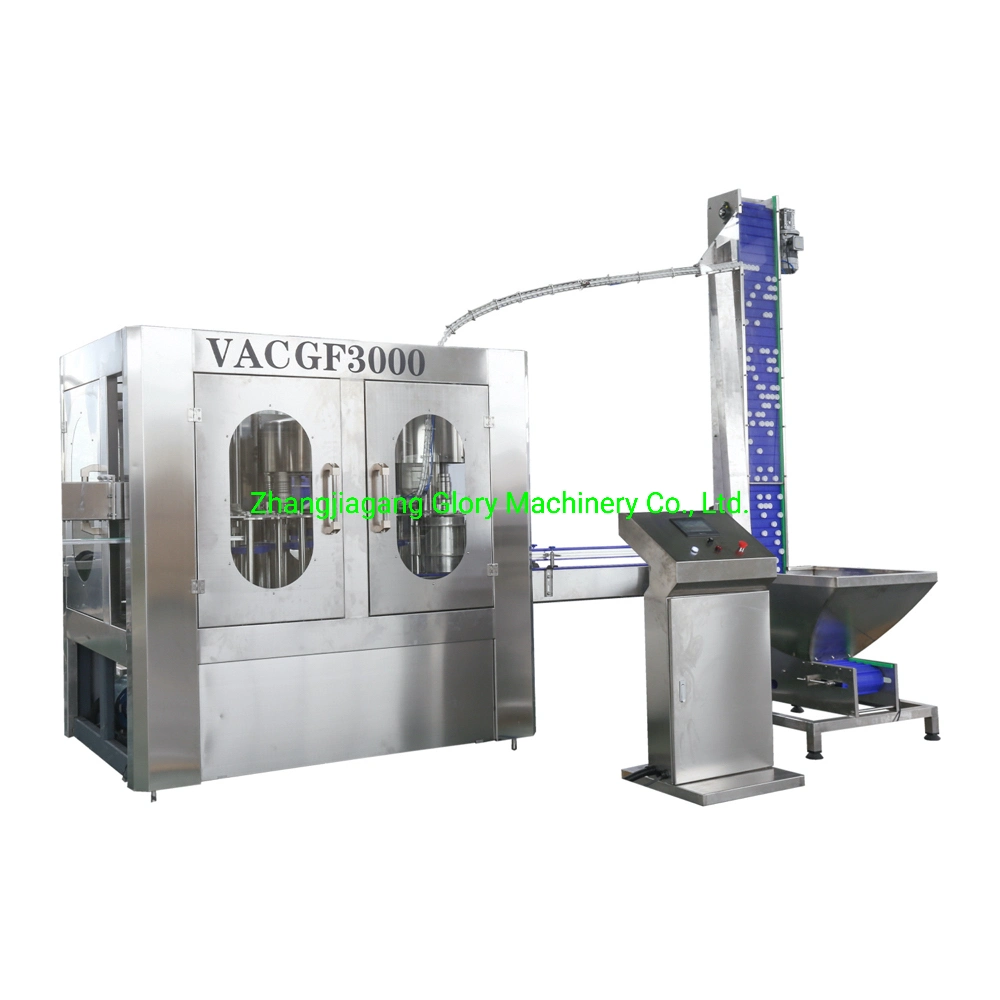 3000bph Automatic Water Filling 3-in-1 Machine with Auto Cap Feeder