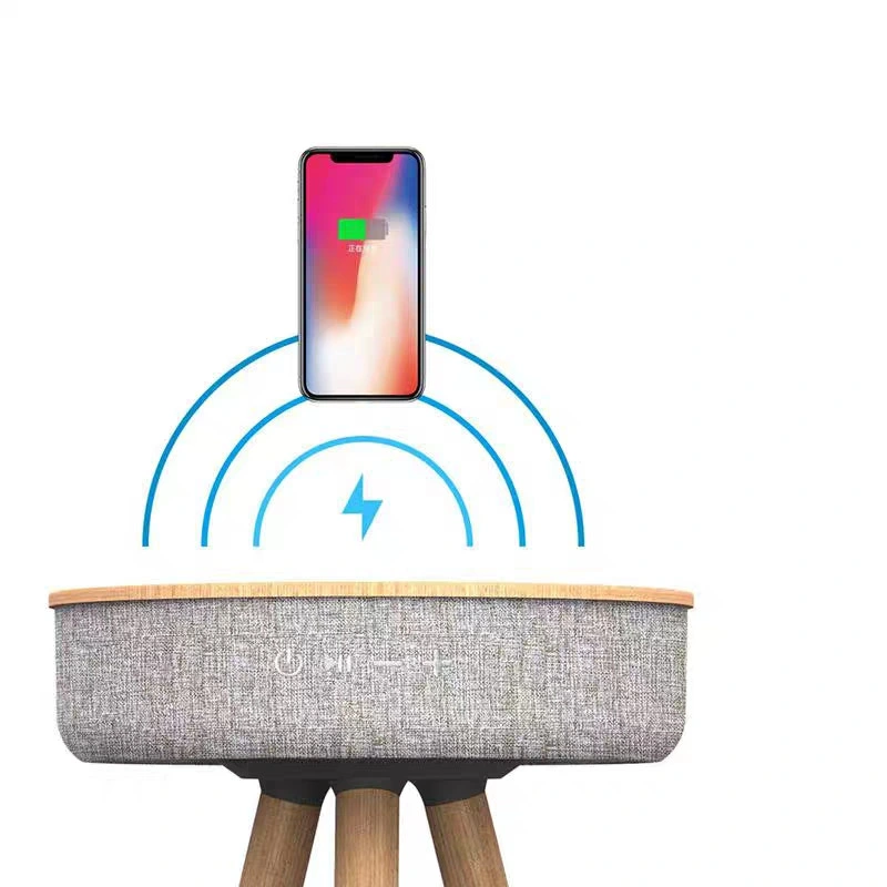 HiFi Smart Speaker Wireless Charging Indoor/Outdoor Multifunction Coffee Table Desk Bluetooth Home Audio Equipment Subwoofer
