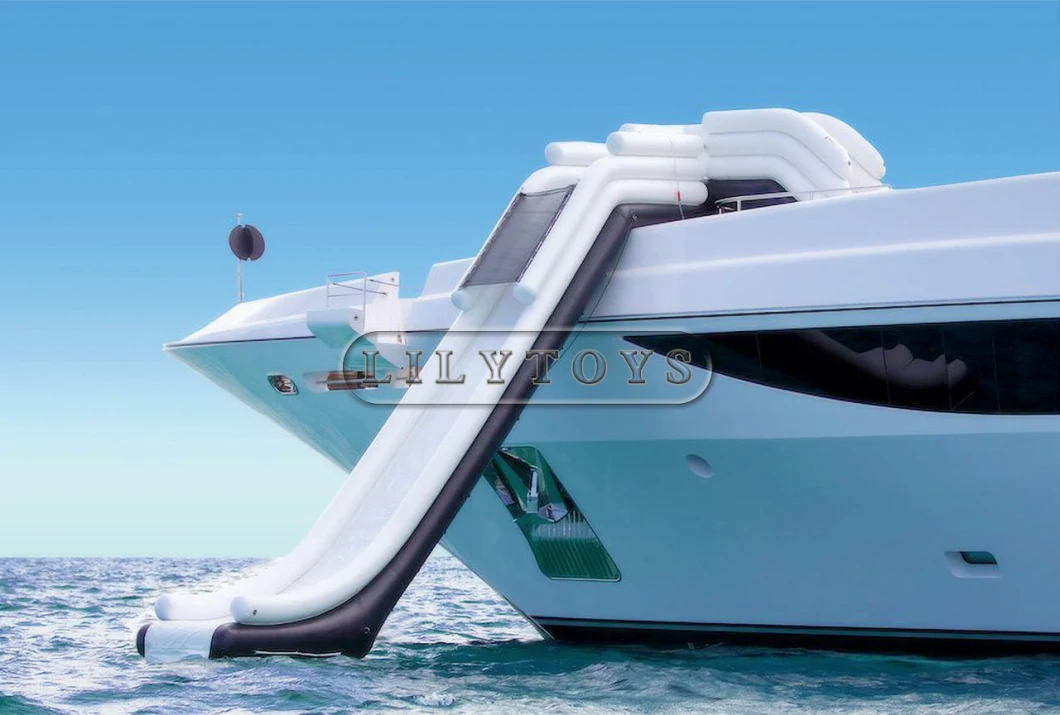 Long Inflatable Water Slide for Yacht, Air Sealed Inflatalble Floating Slide for Sale