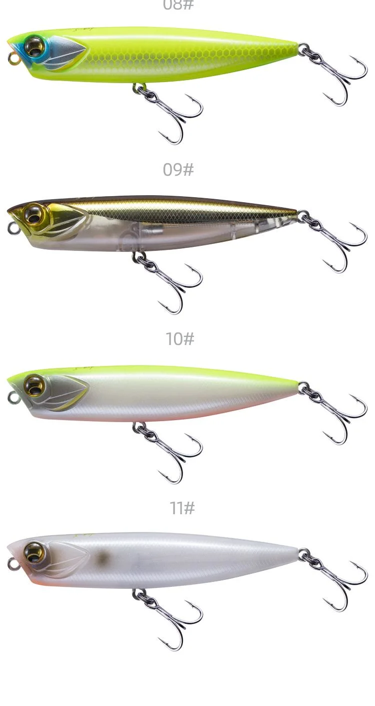 Floating Pencil Topwater Plastic Long Casting Fishing Lure 14G