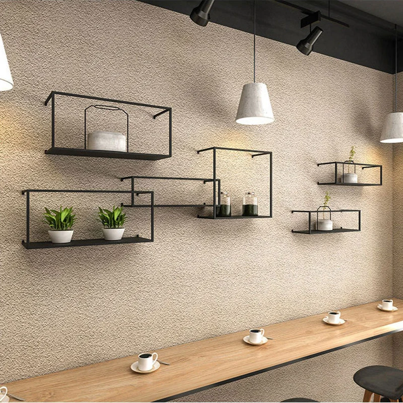 Modern and Simple Metal Hanging Shelves with Different Specifications 0529