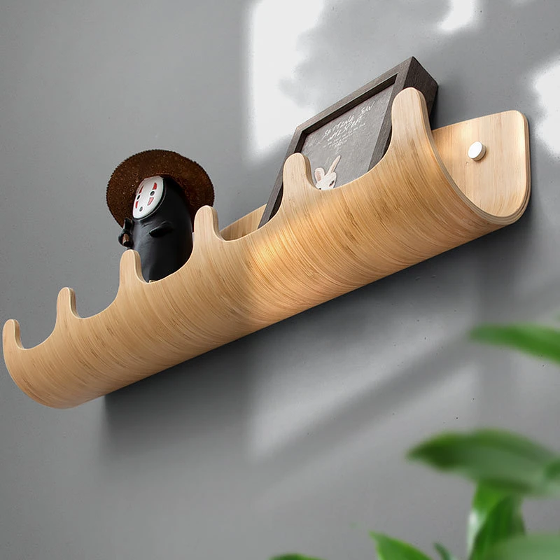 Wall Shelf Wall Partition Solid Wood Wall Shelf Nordic Wall Shelf Wall Rack Wall Shelf