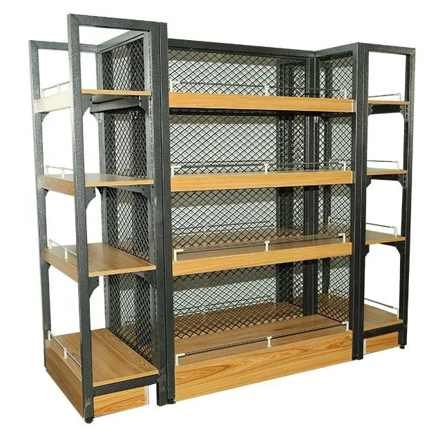 Metal Racks Gondola Display Shelves for Shops Supermarket Equipment