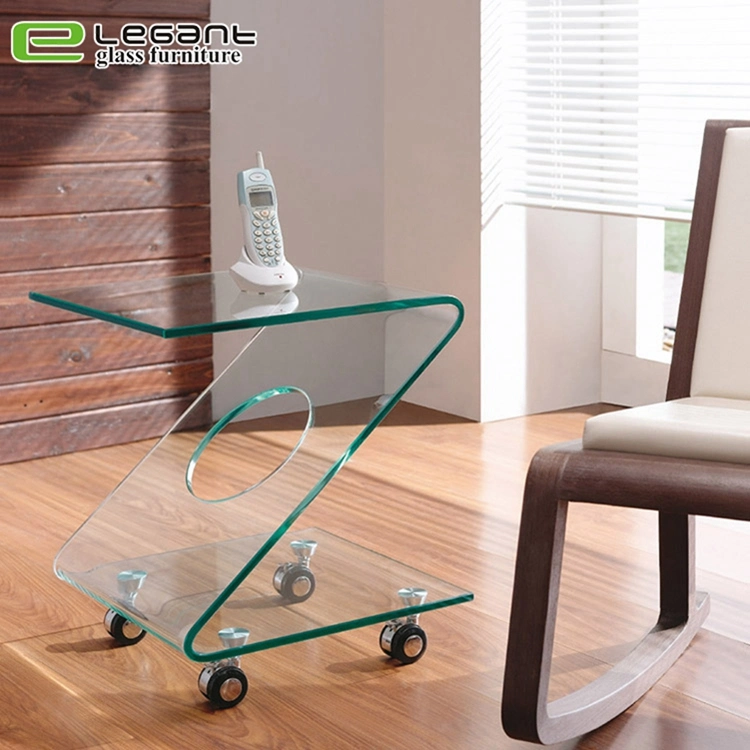 Stainless Steel Console Table/Tempered Glass Shelf -S110