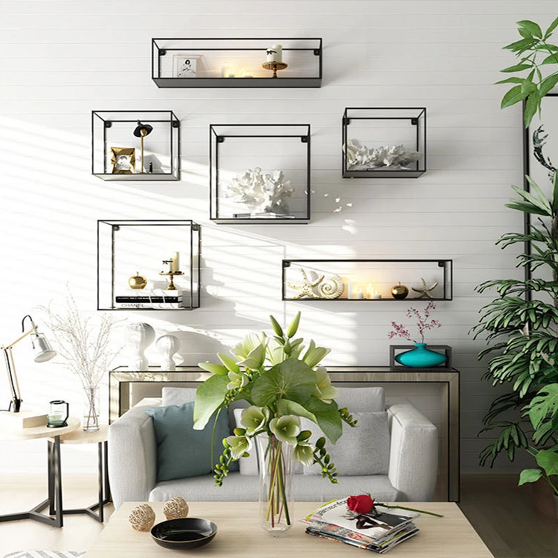 Modern and Simple Metal Hanging Shelves with Different Specifications 0529