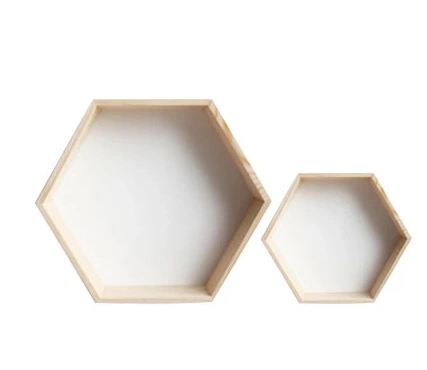 Shelves Children's Room Decoration Hexagonal Wall Decoration Storage Shelves