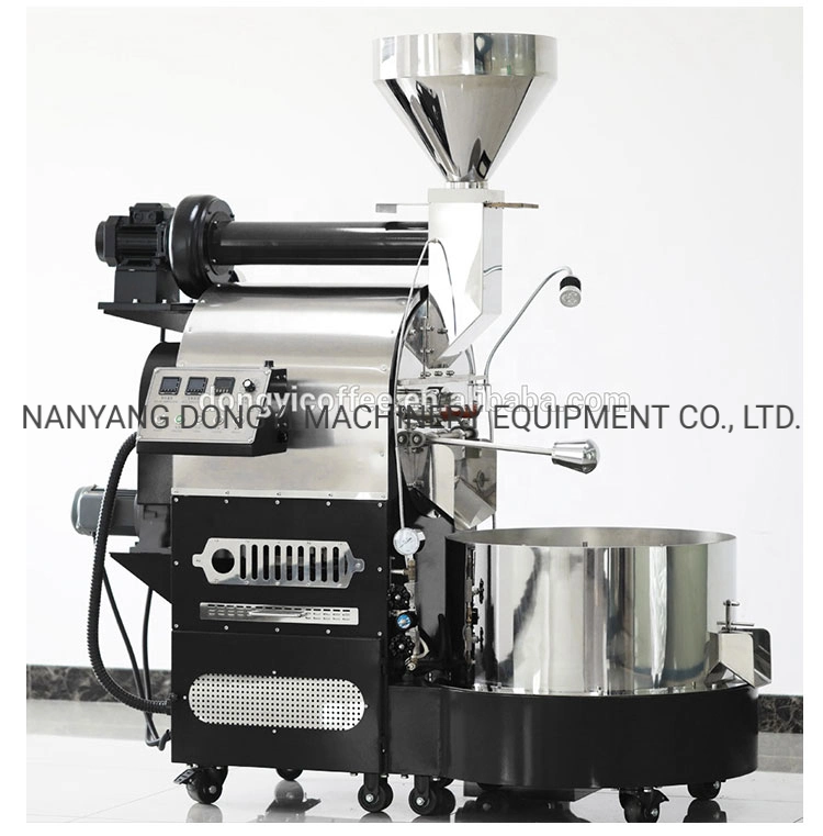 Dongyi Gas Coffee Roaster 6kg 10kg 12kg/Stainless Steel Drum Coffee Roaster with CE Certificate