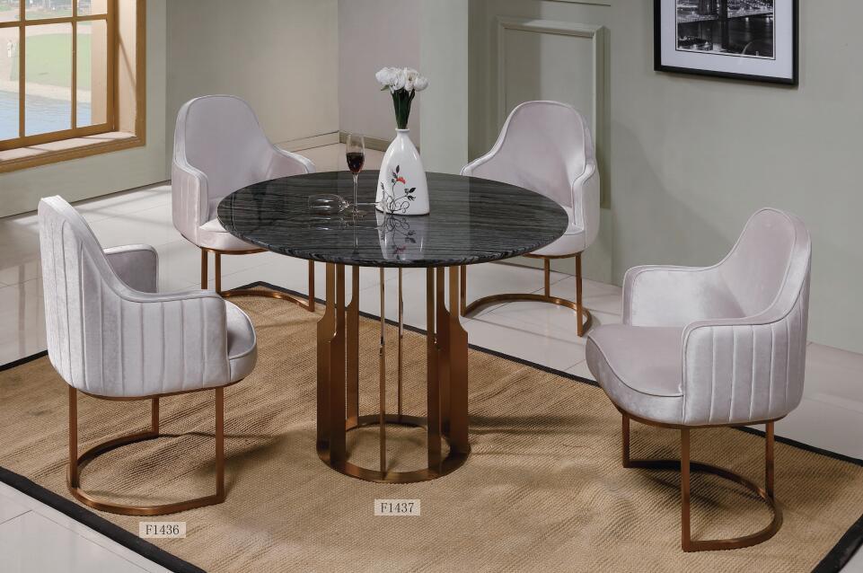 Modern Round Tempered Glass Coffee Table for Home Restaurant Furniture