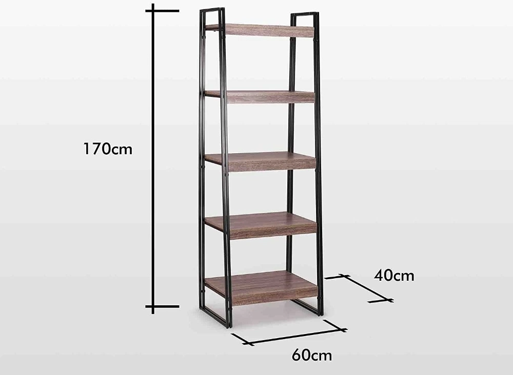 Wood and Metal Bookshelves for Home Office Factory Direct