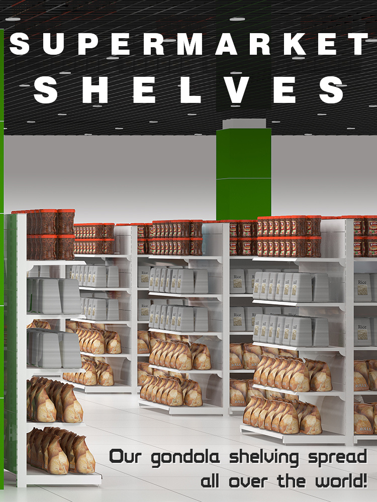 High Quality Supermarket Shelf Gondola Shelf Wall Shelf