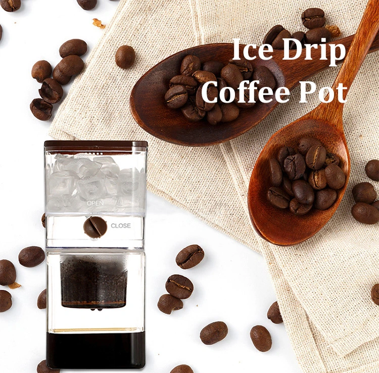 Square Ice Drip Coffee Pot Home Coffee Drip Type Ice Brew Coffee Pot
