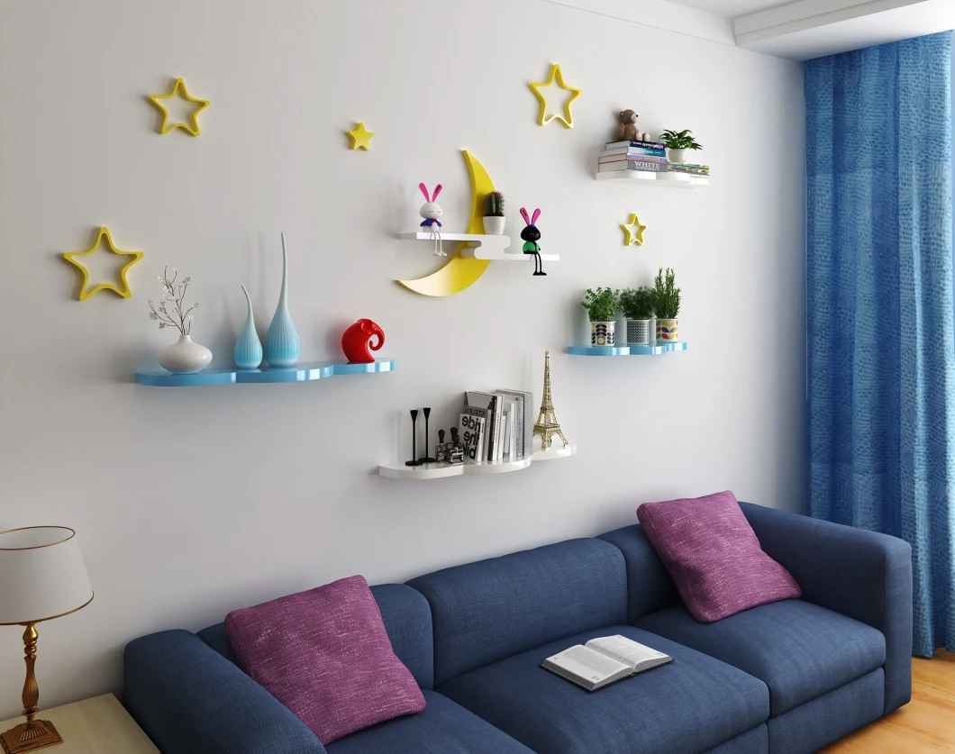 Wall Shelf Children's Room Living Room Wall Decoration Wall Rack Partition